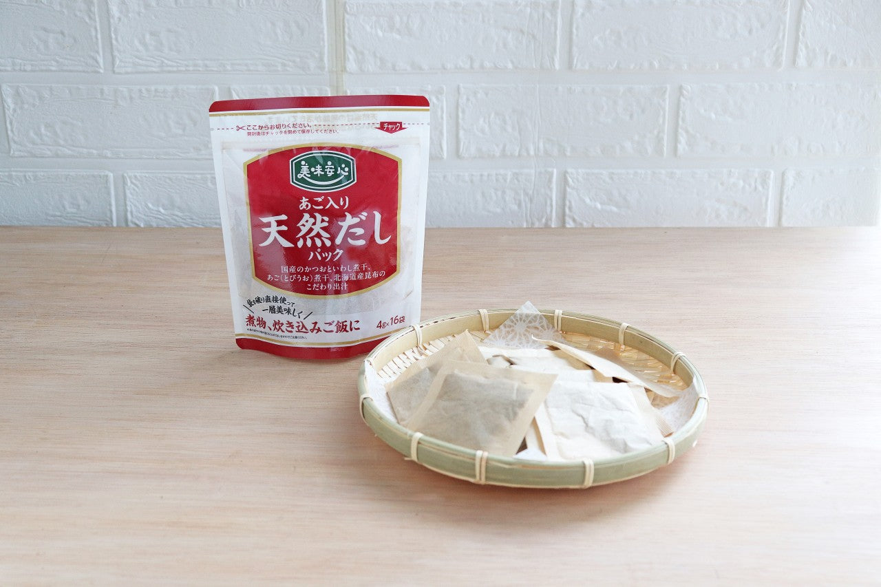 美味安心 あご入り天然だしパック 64g(4g×16パック)