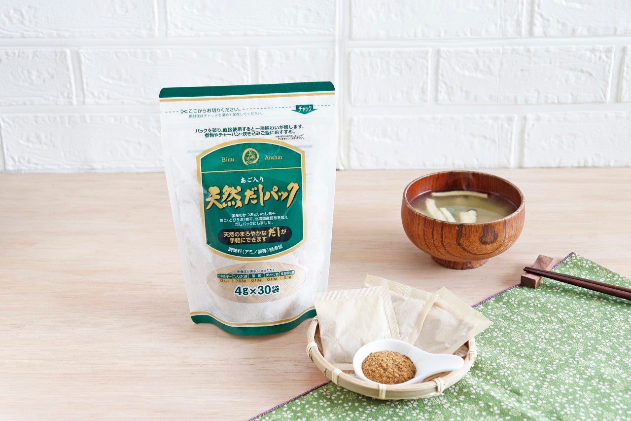 美味安心 あご入り天然だしパック 120g(4g×30パック)