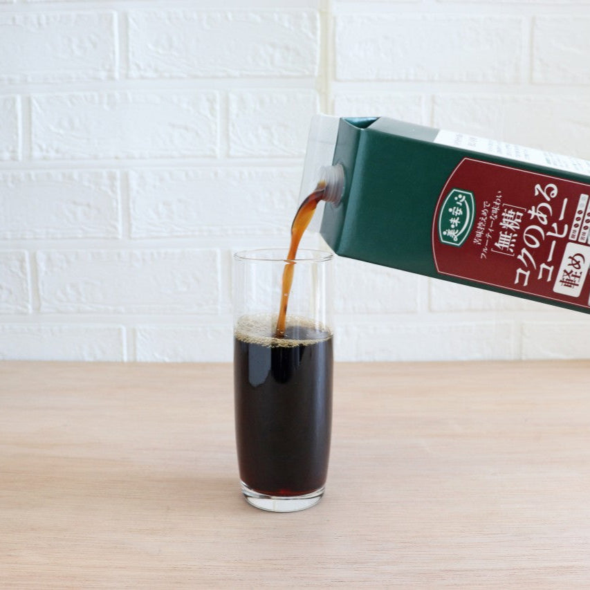 美味安心 コクのあるコーヒー軽め 1000ml ✕12