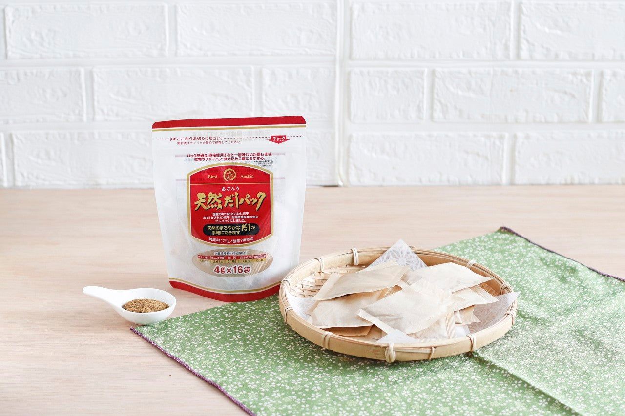 美味安心 あご入り天然だしパック 64g(4g×16パック)