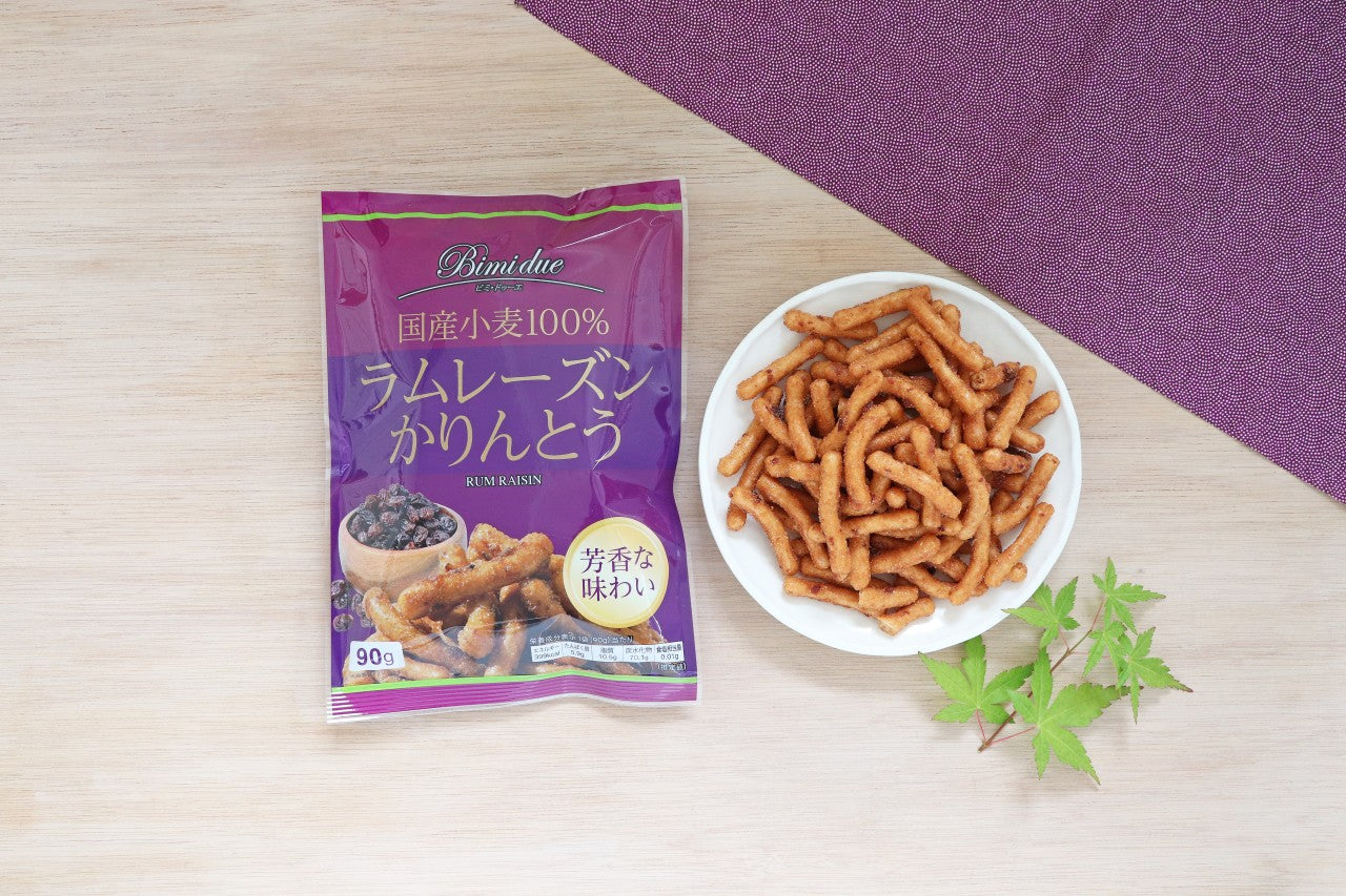 ビミ・ドゥーエ ラムレーズンかりんとう 90g