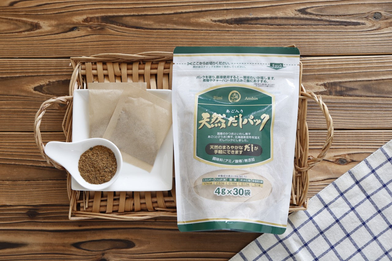 美味安心 あご入り天然だしパック 120g(4g×30パック)