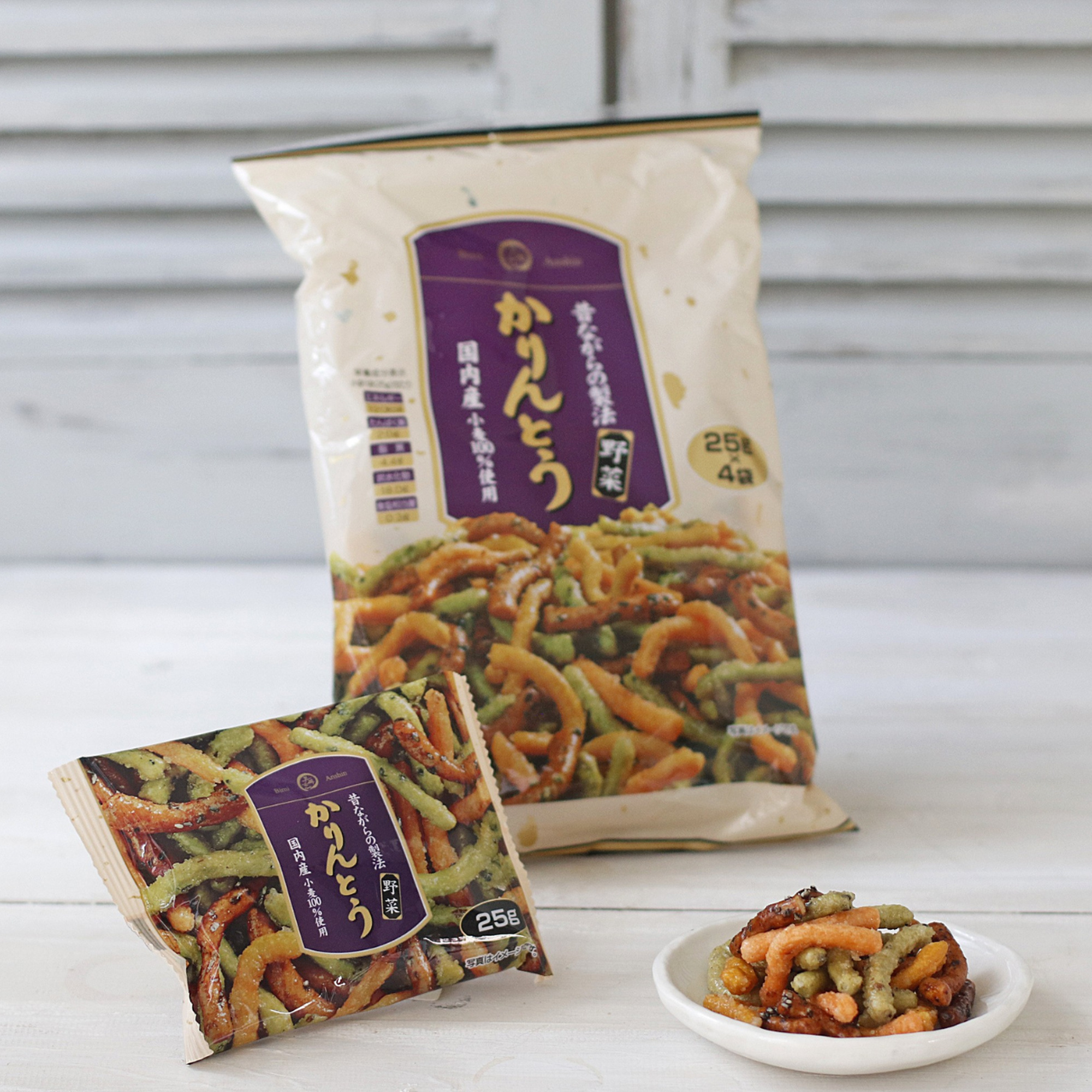 美味安心 野菜かりんとう 100g (25g×4P)