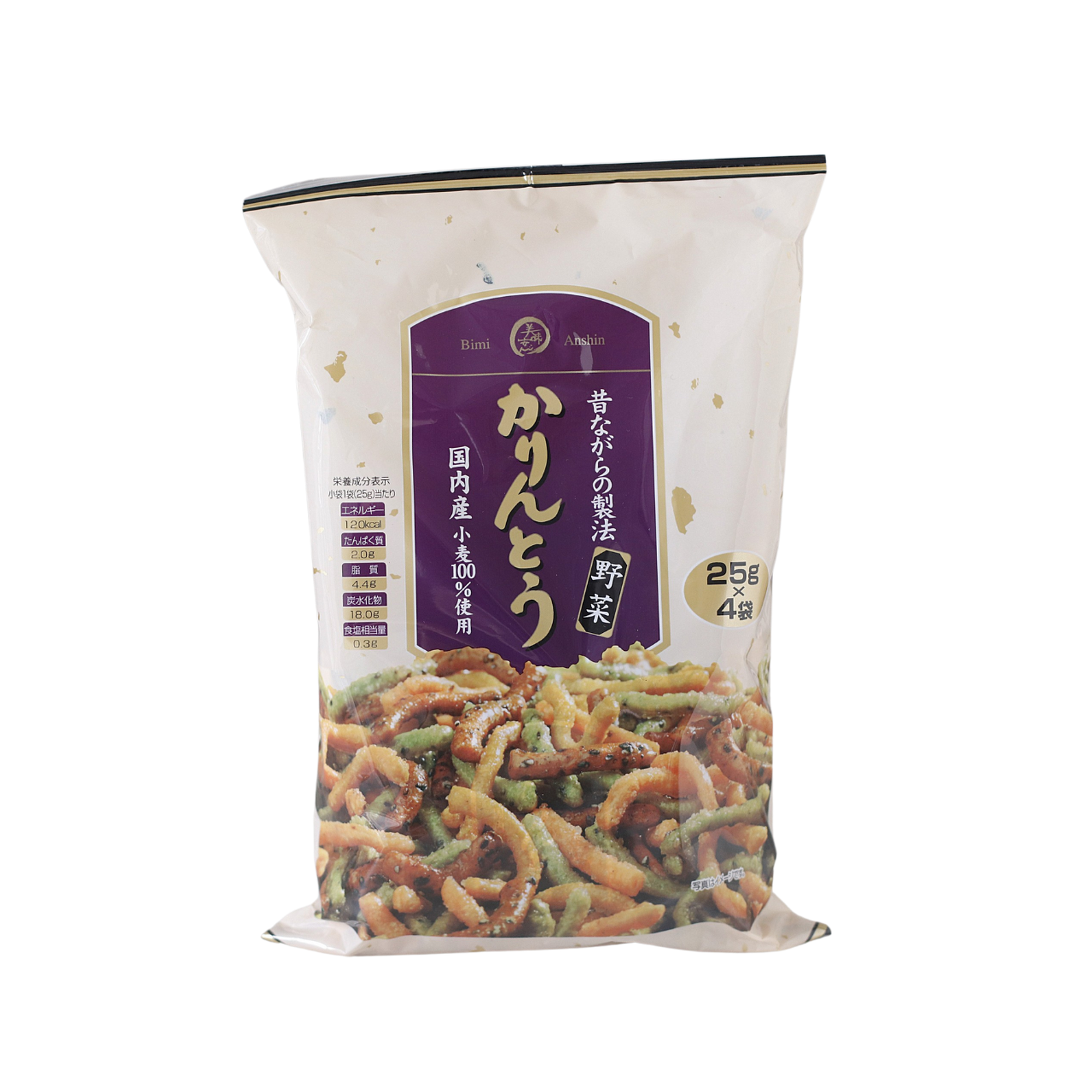 美味安心 野菜かりんとう 100g (25g×4P)