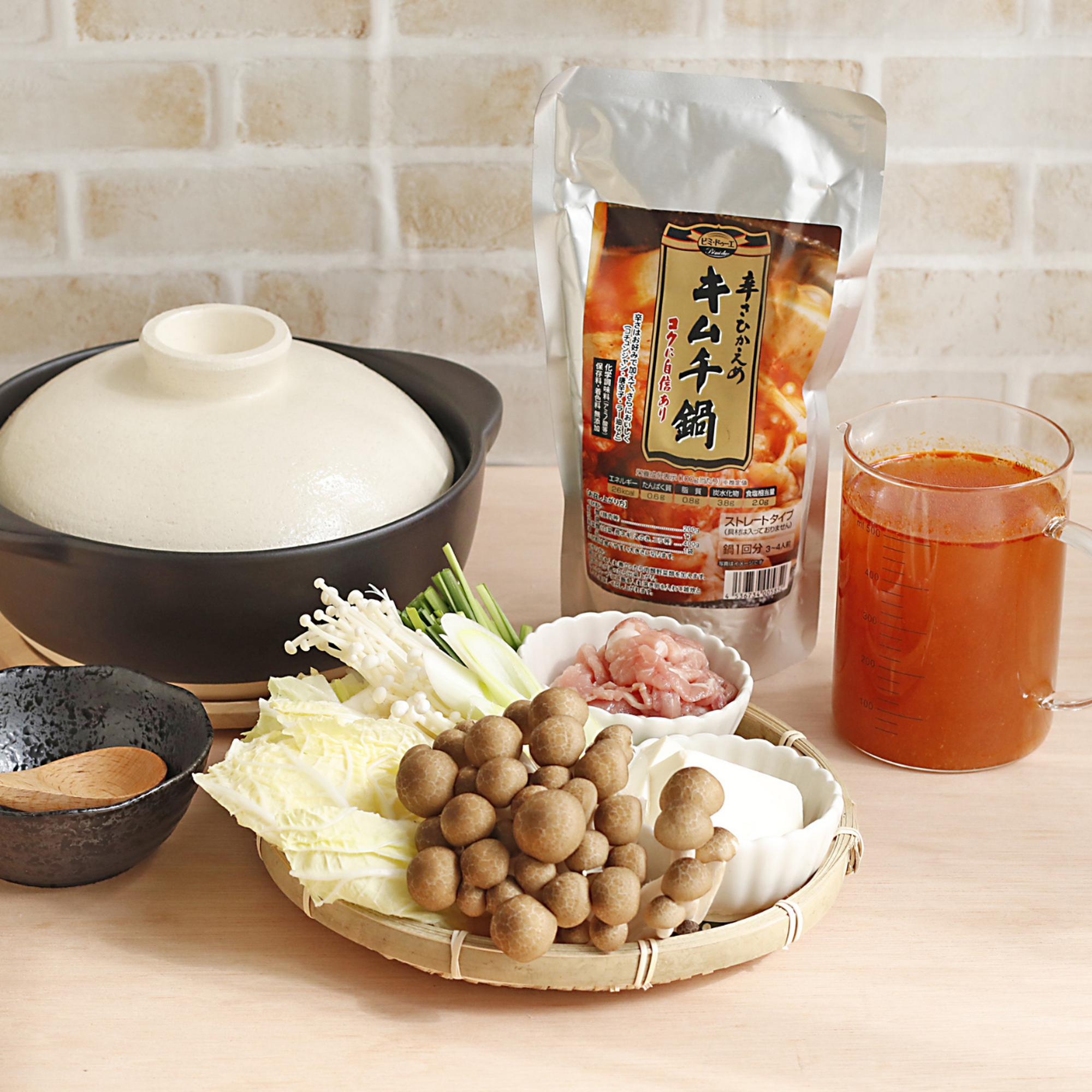 ビミ・ドゥーエ キムチ鍋 スープの素 600g