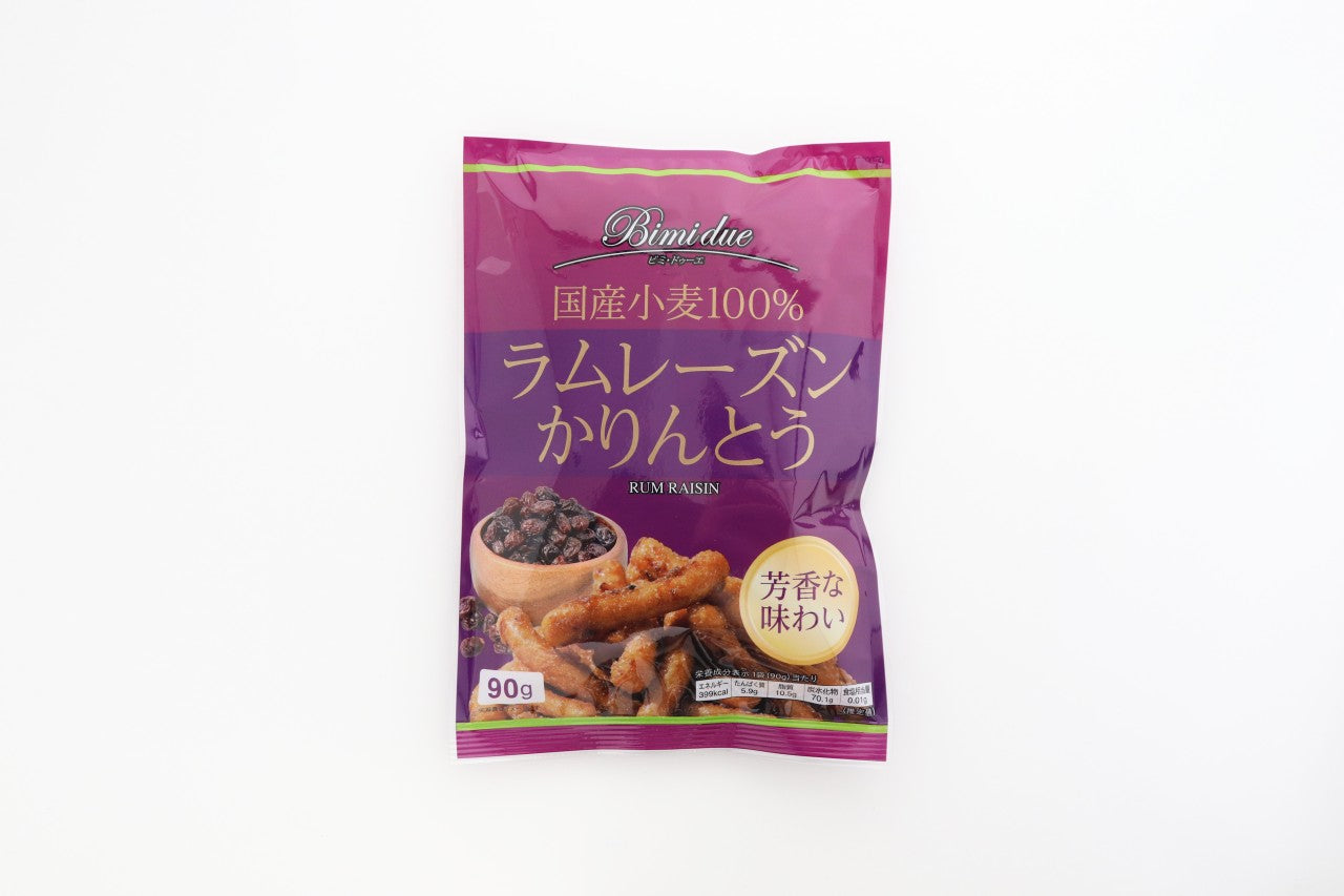 ビミ・ドゥーエ　ラムレーズンかりんとう　90g